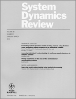 Estimating the parameters of system dynamics models using indirect inference